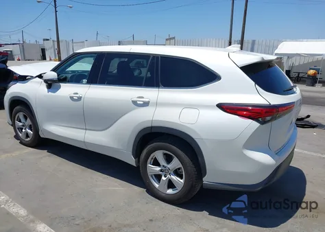 2020 Toyota Highlander Le из США, поврежденный, VIN 5TDZZRAH0LS008140